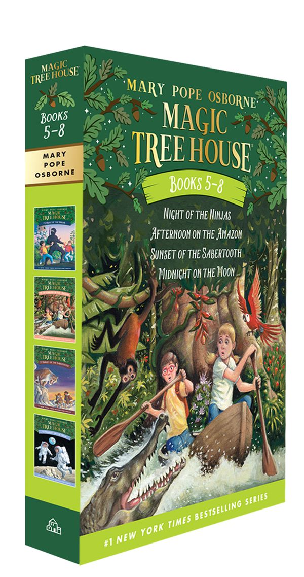 Cover Art for 9780375822667, Magic Tree House Books #5-8 by Mary Pope Osborne