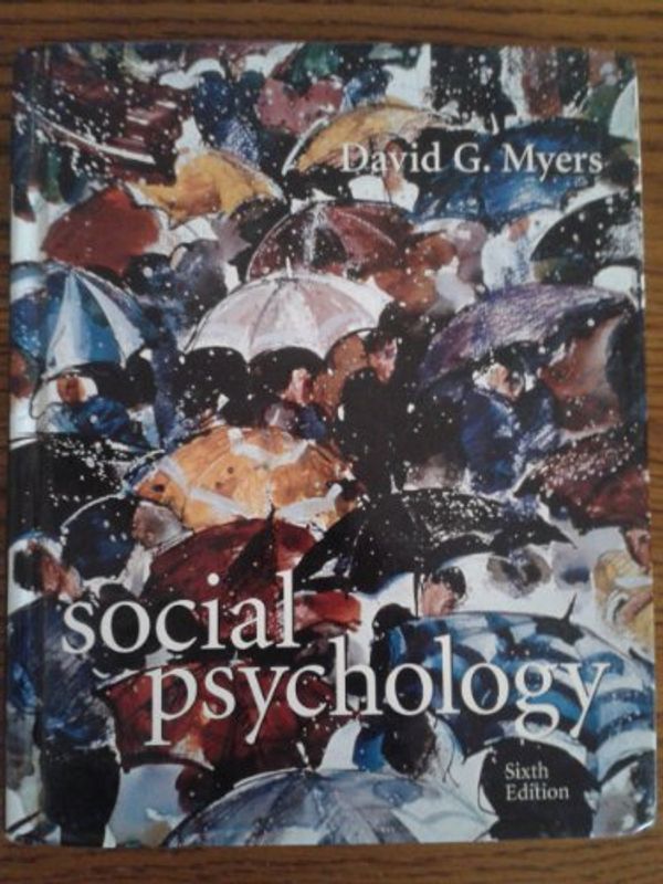 Cover Art for 9780072902174, Social Psychology by David G. Myers