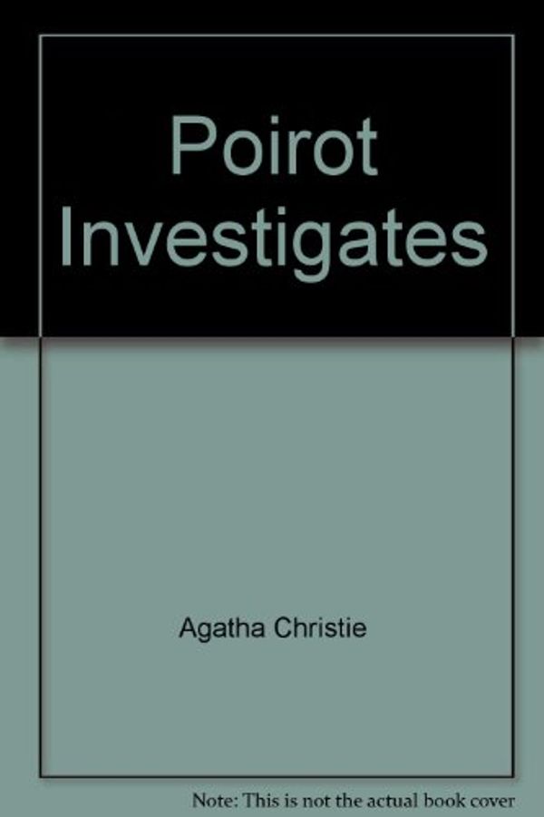 Cover Art for 9780816145904, Poirot Investigates by Agatha Christie