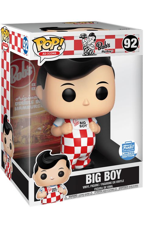 Cover Art for 0889698441797, Funko Pop! Ad Icons Bob's Big Boy 10 inch (Limited Edition) #92 by Unknown