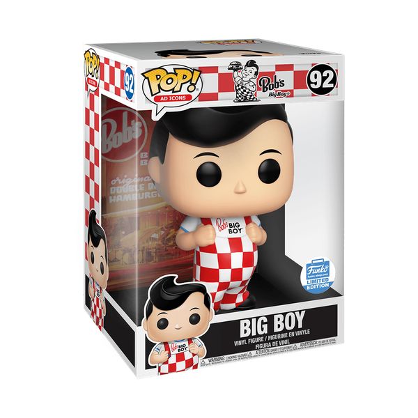 Cover Art for 0889698441797, Funko Pop! Ad Icons Bob's Big Boy 10 inch (Limited Edition) #92 by Unknown