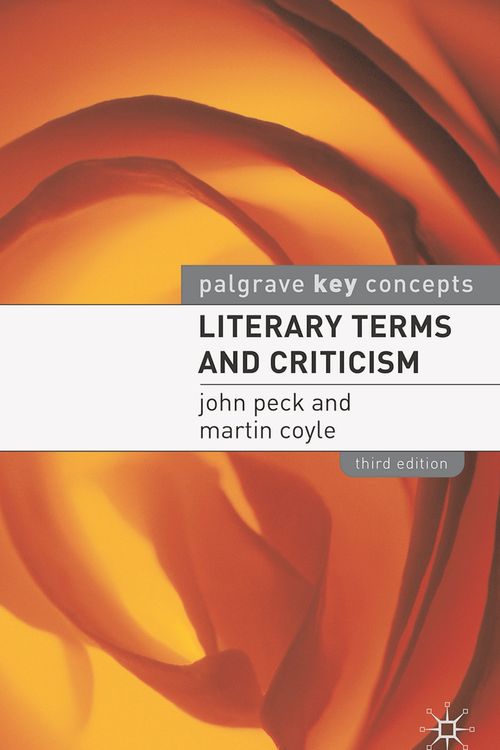 Cover Art for 9780333962589, Literary Terms and Criticism by John Peck