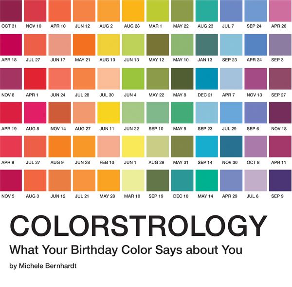 Cover Art for 9781594746918, Colorstrology: What Your Birthday Color Says about You by Michelle Bernhardt