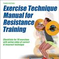 Cover Art for B01CKLLOB0, Exercise Technique Manual for Resistance Training by Nsca -National Strength & Conditioning Association