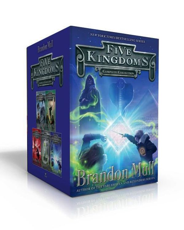 Cover Art for 9781534418332, Five Kingdoms Complete Collection: Sky Raiders; Rogue Knight; Crystal Keepers; Death Weavers; Time Jumpers by Brandon Mull