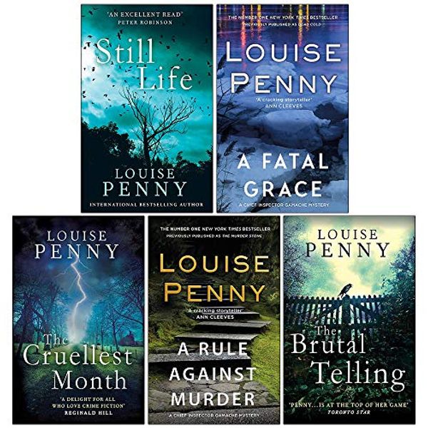 Cover Art for 9789123881765, Chief Inspector Gamache Book Series 1-5 Collection 5 Books Set (Still Life, A Fatal Grace, The Cruellest Month, A Rule Against Murder, The Brutal Telling) by Louise Penny
