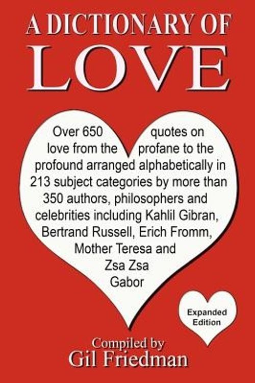 Cover Art for 9781470182397, A Dictionary of Love by Gil Friedman