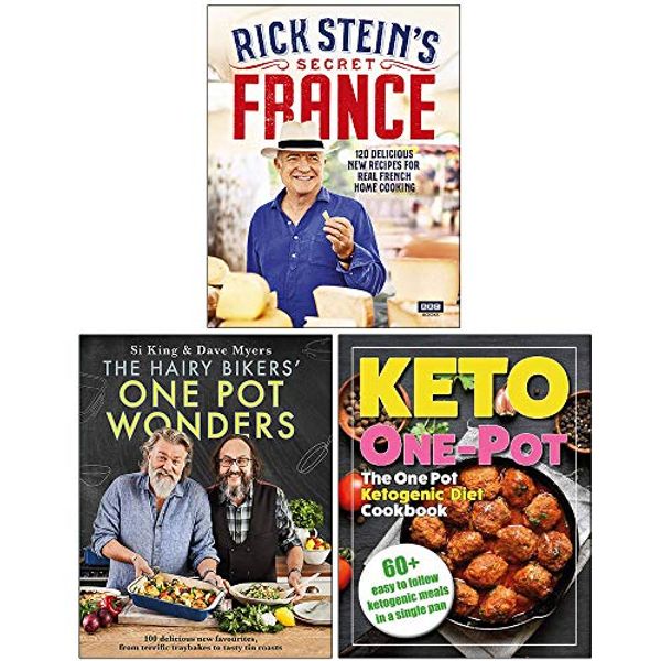 Cover Art for 9789123934560, Rick Stein’s Secret France [Hardcover], The Hairy Bikers One Pot Wonders [Hardcover], The One Pot Ketogenic Diet Cookbook 3 Books Collection Set by Rick Stein, Hairy Bikers, Iota