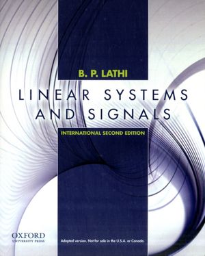 Cover Art for 9780195392562, Linear Systems and Signals by B. P. Lathi