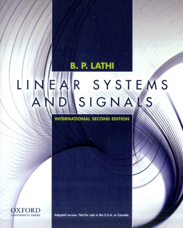 Cover Art for 9780195392562, Linear Systems and Signals by B. P. Lathi