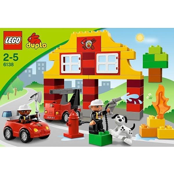Cover Art for 0673419145541, My First Fire Station Set 6138 by LEGO