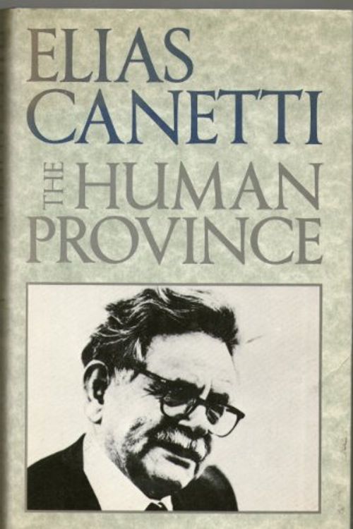 Cover Art for 9780233978376, The Human Province by Elias Canetti