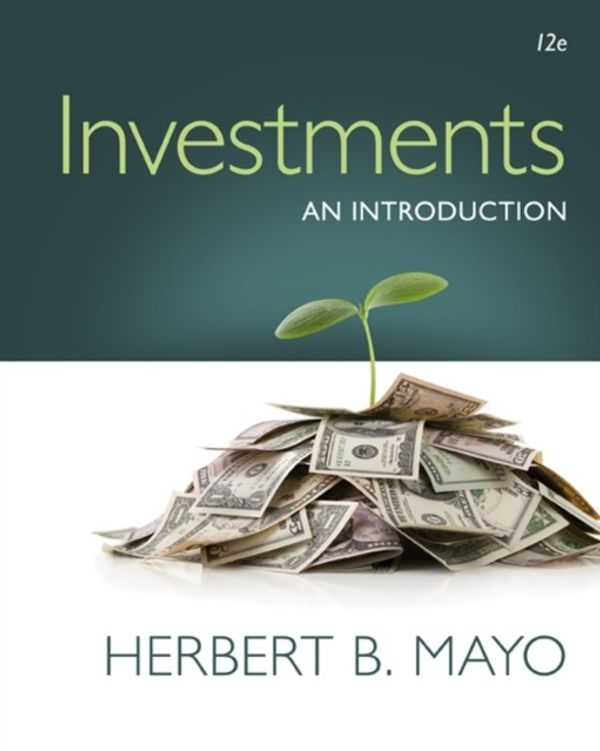 Cover Art for 9781305638419, Investments by Herbert B. Mayo