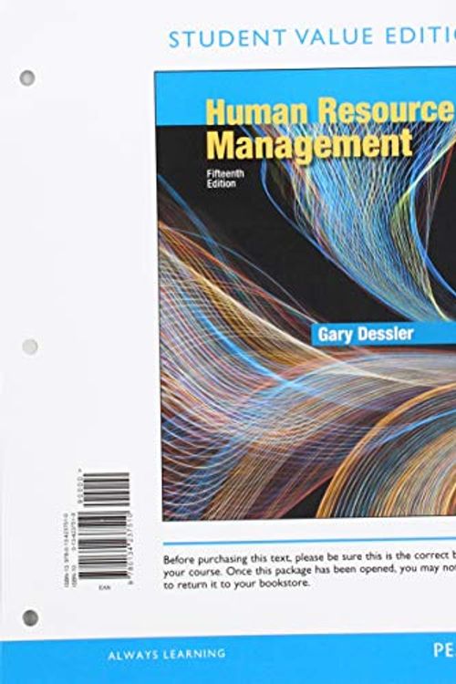 Cover Art for 9780135983171, Human Resource Management + 2019 Mylab Management With Pearson Etext Access Card: Student Value Edition by Gary Dessler
