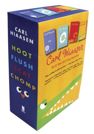 Cover Art for 9780385371940, Hiaasen 4-Book Trade Paperback Box Set (Chomp, Flush, Hoot, Scat) by Carl Hiaasen