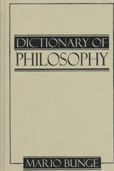 Cover Art for 9781573922579, Dictionary of Philosophy by Mario Bunge