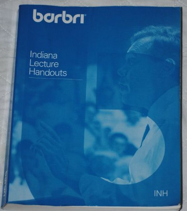 Cover Art for 9780314196804, Barbri Indiana Lecture Handouts by Andrew Klein