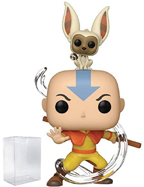 Cover Art for 0707283750515, Funko Avatar: The Last Airbender - Aang with Momo Pop! Vinyl Figure (Includes Compatible Pop Box Protector Case) by FunKo