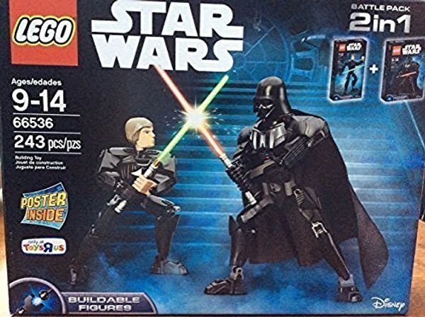 Cover Art for 0673419251662, LEGO 66536 Buildable Darth Vader and Luke Skywalker Combo Pack by LEGO