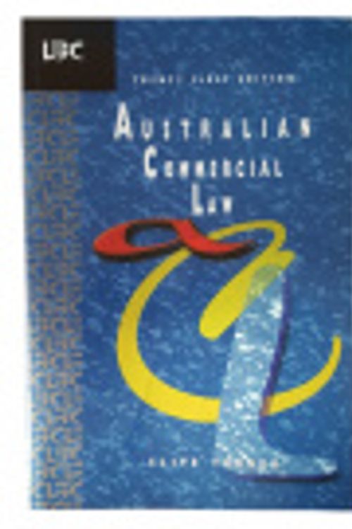 Cover Art for 9780455214665, Australian Commercial Law by Clive Turner