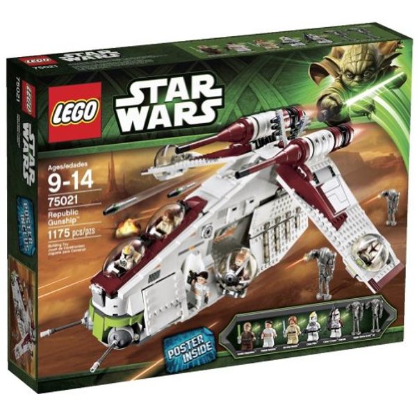 Cover Art for 0673419191401, Republic Gunship Set 75021 by LEGO