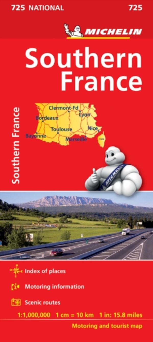 Cover Art for 9782067228733, Southern France Map 725 2018MICHELIN NATIONAL MAPS by Michelin