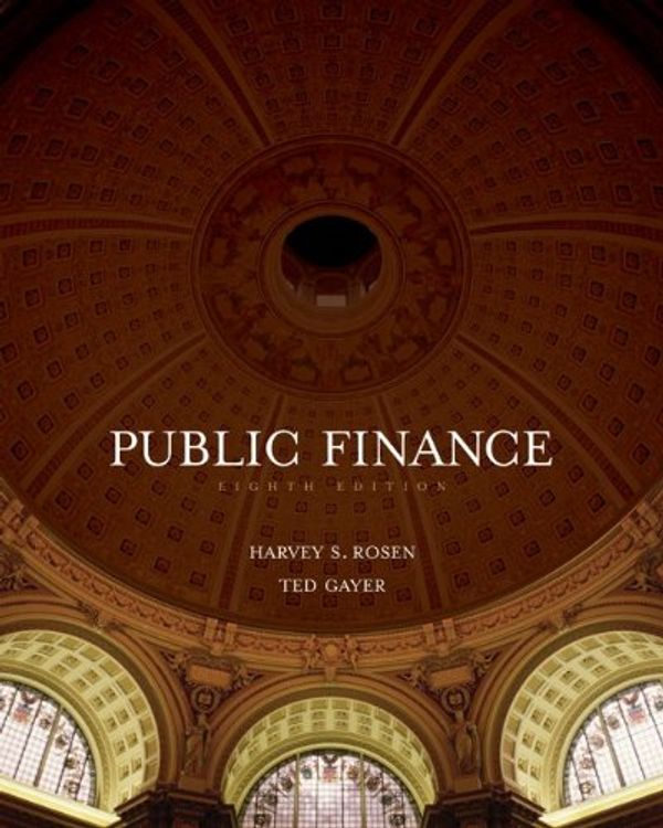 Cover Art for 9780073511351, Public Finance by Harvey Rosen, Ted Gayer