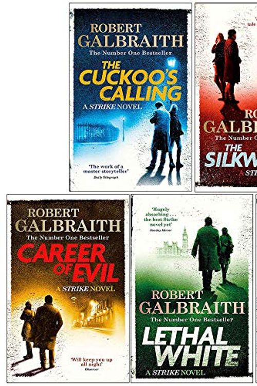 Cover Art for 9789124035976, Cormoran Strike Series Robert Galbraith 5 Books Collection Set (The Cuckoo's Calling, The Silkworm, Career of Evil, Lethal White, Troubled Blood) by Robert Galbraith