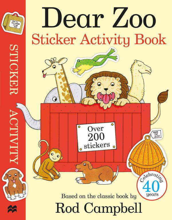 Cover Art for 9781529074680, Dear Zoo Sticker Activity Book by Rod Campbell