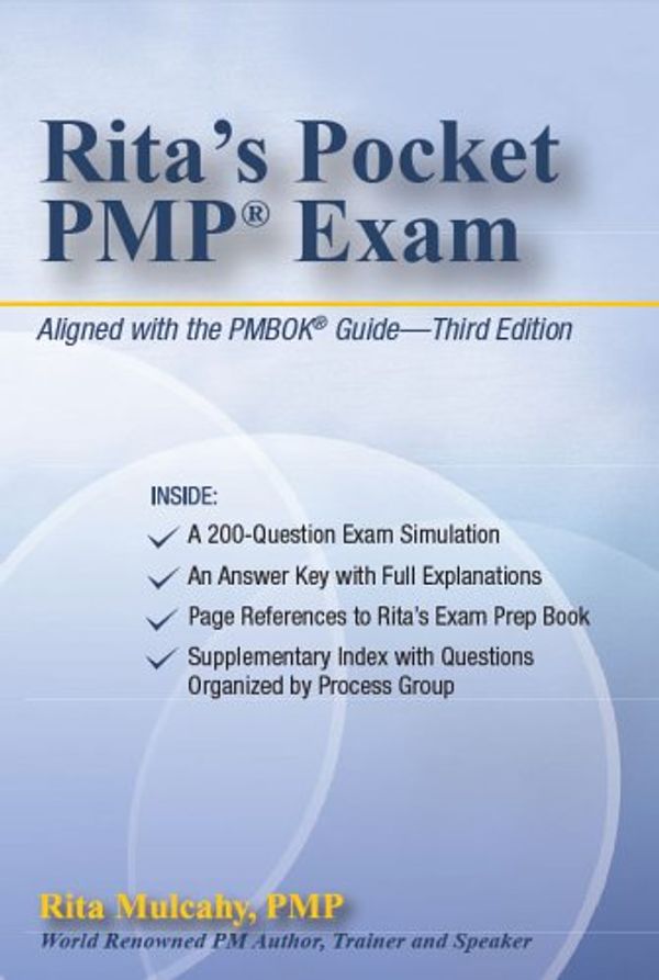 Cover Art for 9781932735048, Rita's Pocket PMP Exam by Rita Mulcahy