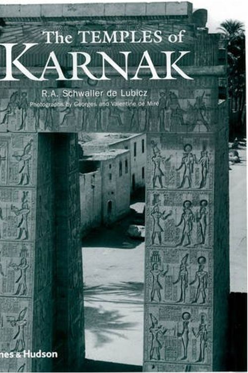 Cover Art for 9780500019238, The Temples of Karnak by R. A. Schwaller de Lubicz