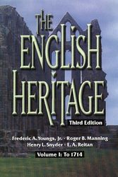 Cover Art for 9780882959801, The English Heritage: To 1714 by Frederic A. Youngs