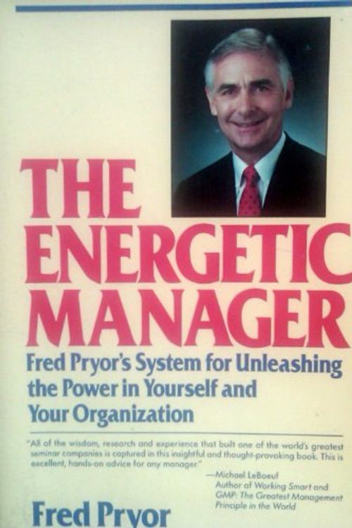 Cover Art for 9780132771795, Energetic Manager by Frederic L. Pryor