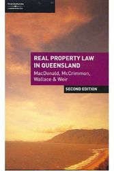 Cover Art for 9780455218960, Real Property Law in Queensland by Carmel MacDonald