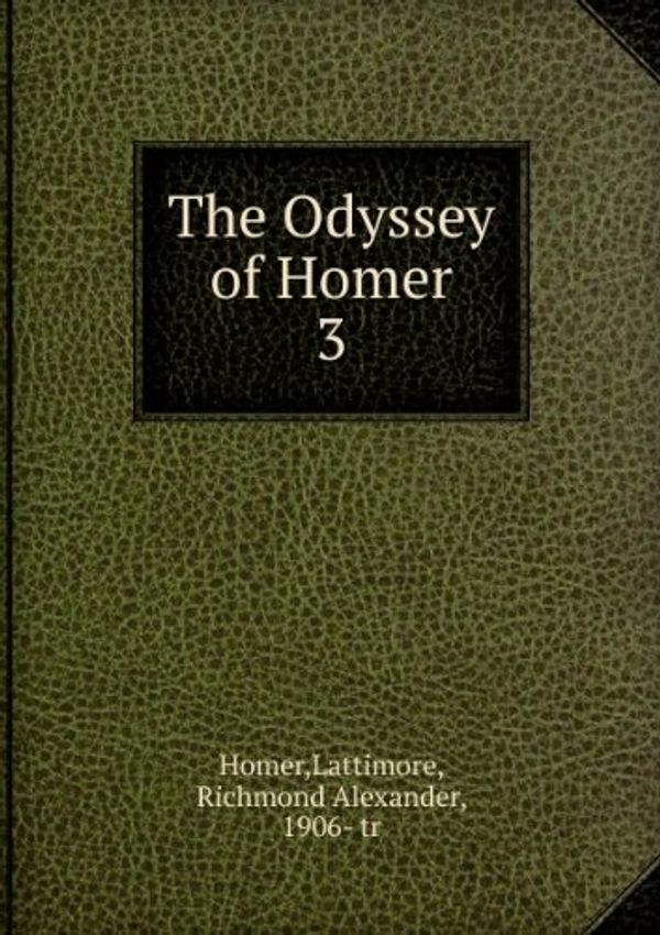 Cover Art for 9780061313899, The Odyssey of Homer. by Homer