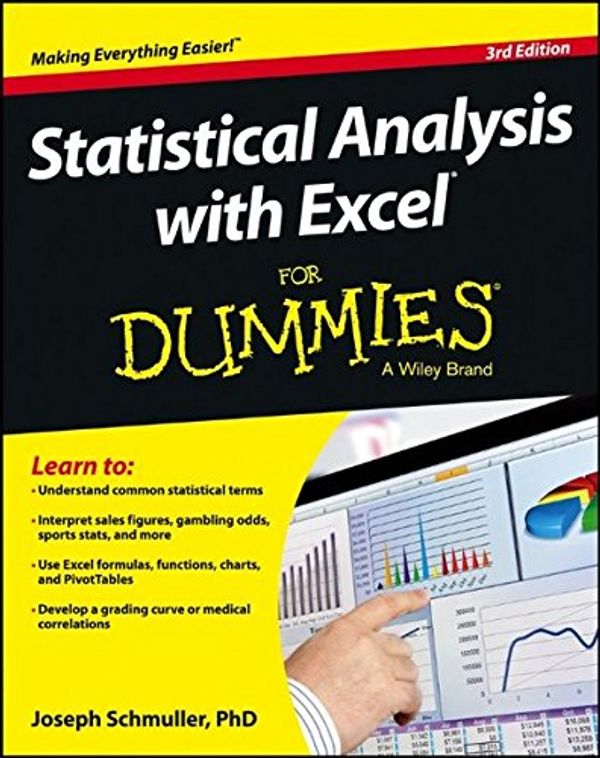 Cover Art for 9781118464311, Statistical Analysis with Excel For Dummies by Joseph Schmuller
