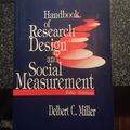 Cover Art for 9780803942202, Handbook of Research Design and Social Measurement by Delbert C. Miller