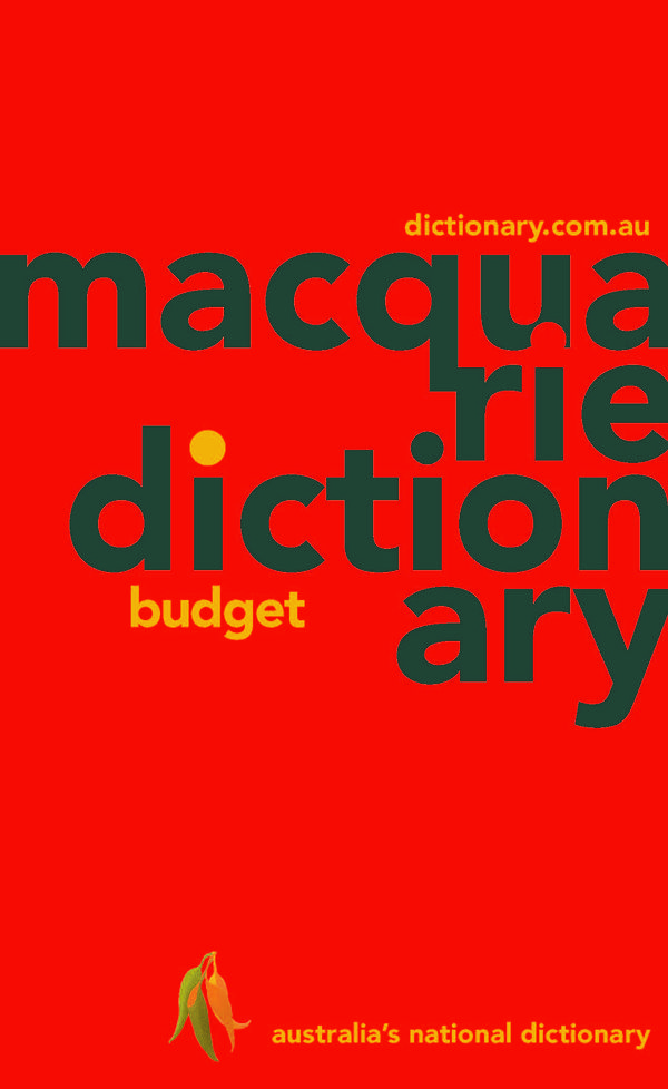 Cover Art for 9781742619873, Macquarie Budget Dictionary by Macquarie Dictionary