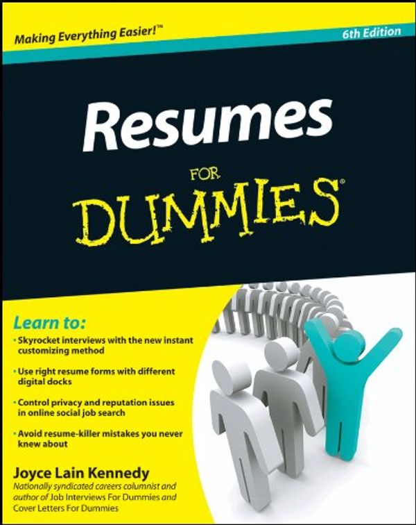 Cover Art for 9781118024362, Resumes For Dummies by Joyce Lain Kennedy