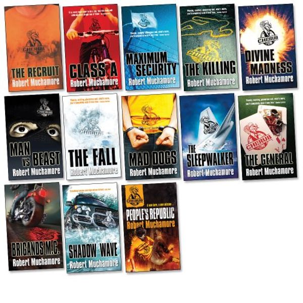 Cover Art for B0087CQU8Y, Cherub Series Collection Pack Robert Muchamore 13 Books Set. The Fall, Man Vs Beast, The Sleepwalker, Class A, The Killing, Maximum Security, Brigands M. C., The General, Etc. by 
