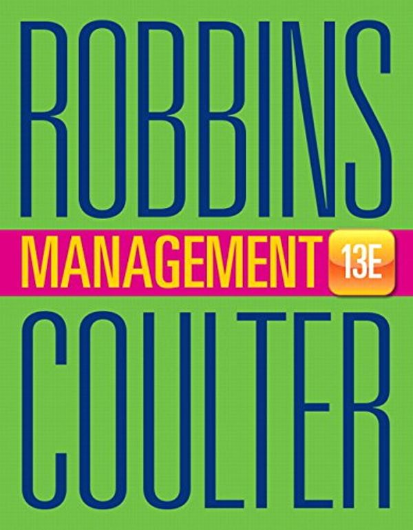 Cover Art for 9780133910292, Management by Stephen P. Robbins, Mary A. Coulter