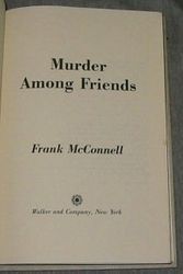 Cover Art for 9780802755674, Murder Among Friends by Frank D. McConnell