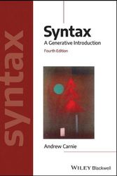 Cover Art for 9781119569237, Syntax: A Generative Introduction by Andrew Carnie