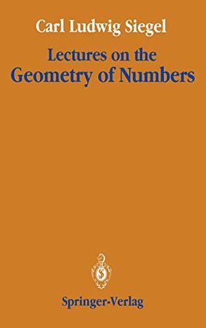 Cover Art for 9783540506294, Lectures on the Geometry of Numbers by Carl Ludwig Siegel
