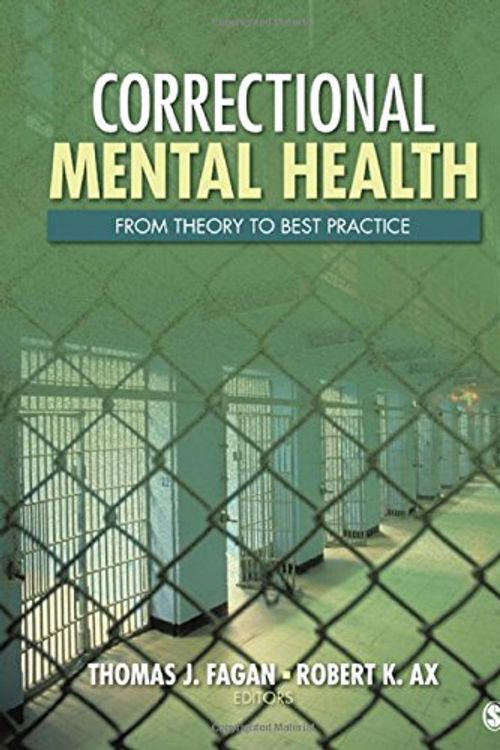 Cover Art for 9780761927532, Correctional Mental Health Handbook by Thomas J. FaganRobert K. Ax