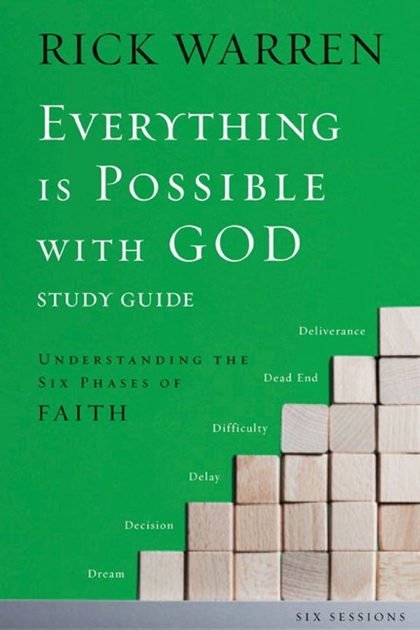 Cover Art for 9780310671497, Everything is Possible with God: Study Guide by Rick Warren