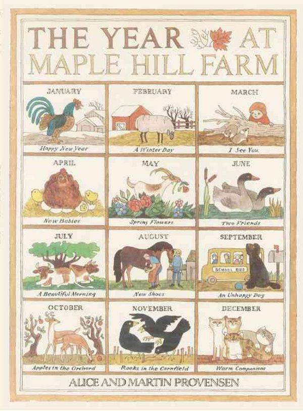 Cover Art for 9780689845000, The Year at Maple Hill Farm by Alice Provensen