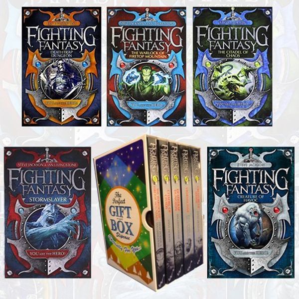 Cover Art for 9789123508105, Steve Jackson and Ian Livingstone Collection (1-5) Fighting Fantasy Series 5 Books Bundle Gift Wrapped Slipcase Specially For You by Steve Jackson