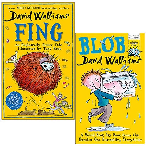 Cover Art for 9789123967186, David Walliams Collection 2 Books Set (Fing [Hardcover], Blob) by David Walliams