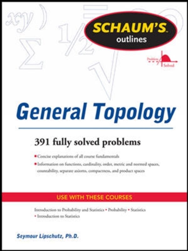 Cover Art for 9780071763479, Schaums Outline of General Topology by Seymour Lipschutz